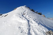 Invernale solitaria pomeridiana in VENTUROSA (1999 m) da Buffalora il 21 febb. 2018 - FOTOGALLERY